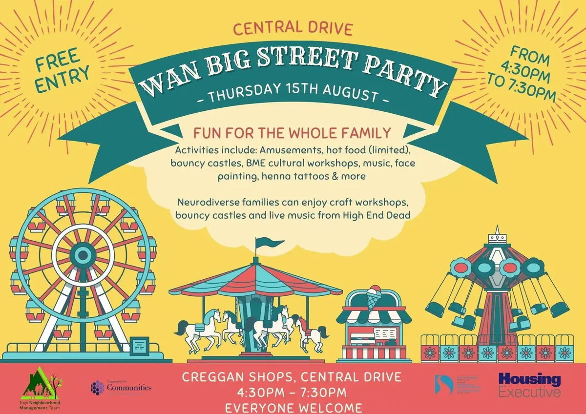 Wan Big Street Party poster